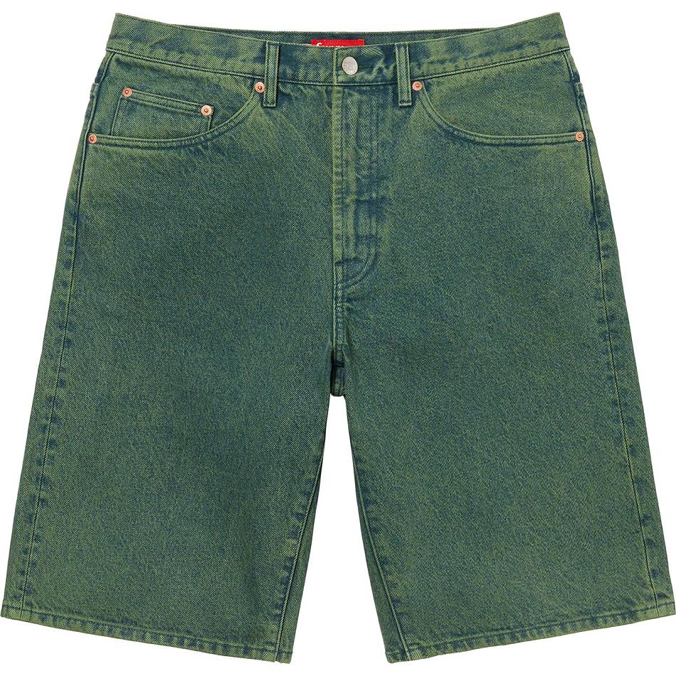 Supreme Baggy Denim Rövidnadrág Zöld | HU358IS