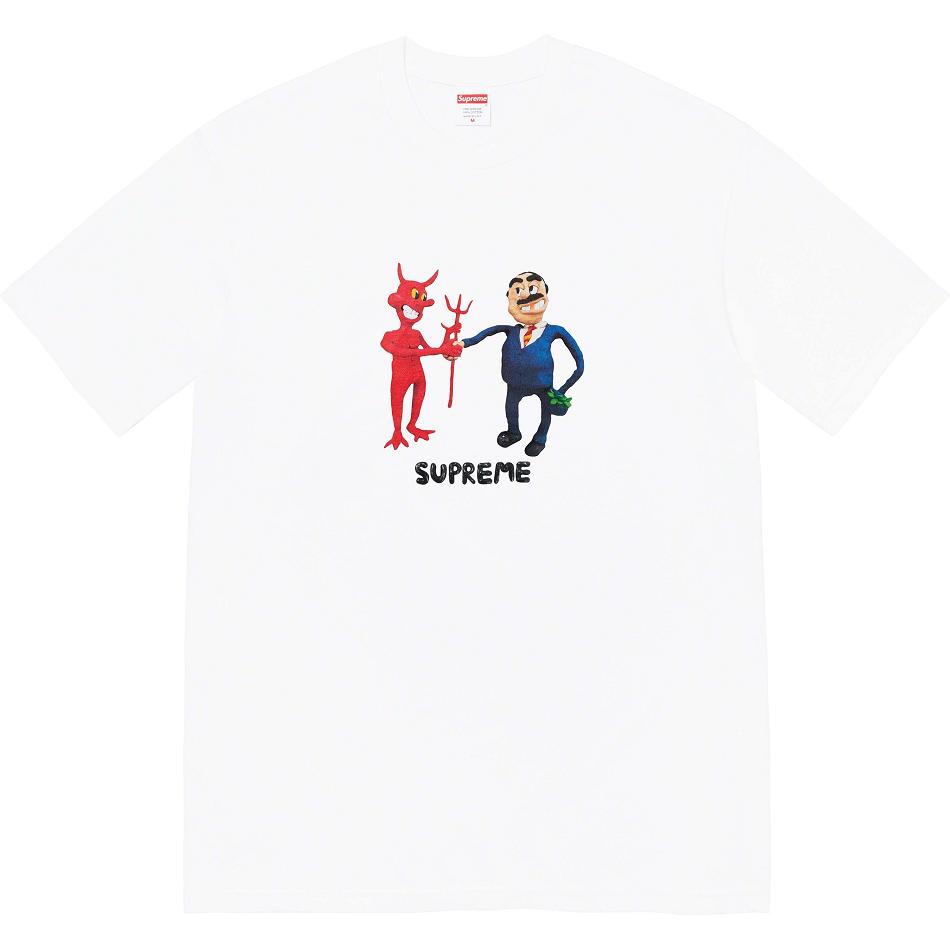 Supreme Business Tee Póló Fehér | HU217VD