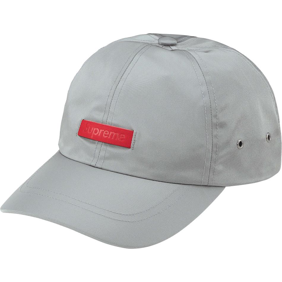 Supreme Bőr Patch 6-Panel Kalap Szürke | HU119EX