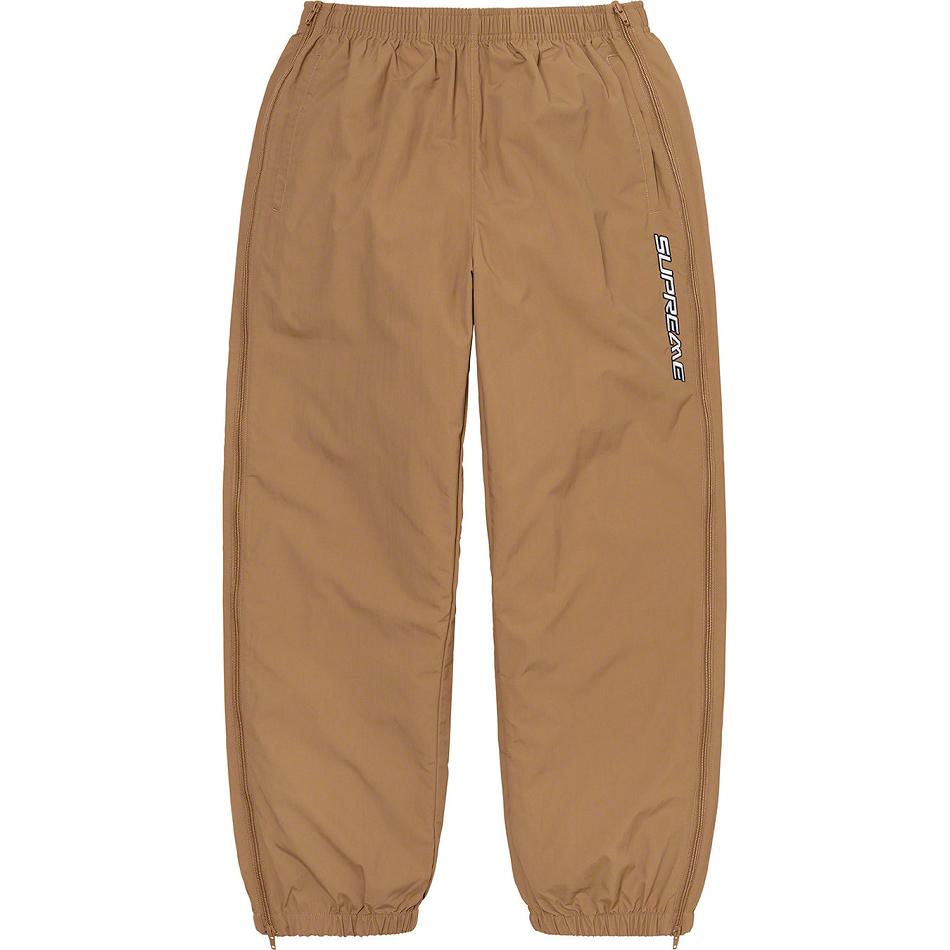 Supreme Full Zip Baggy Warm Up Pant Nadrág Barna | HU433TV