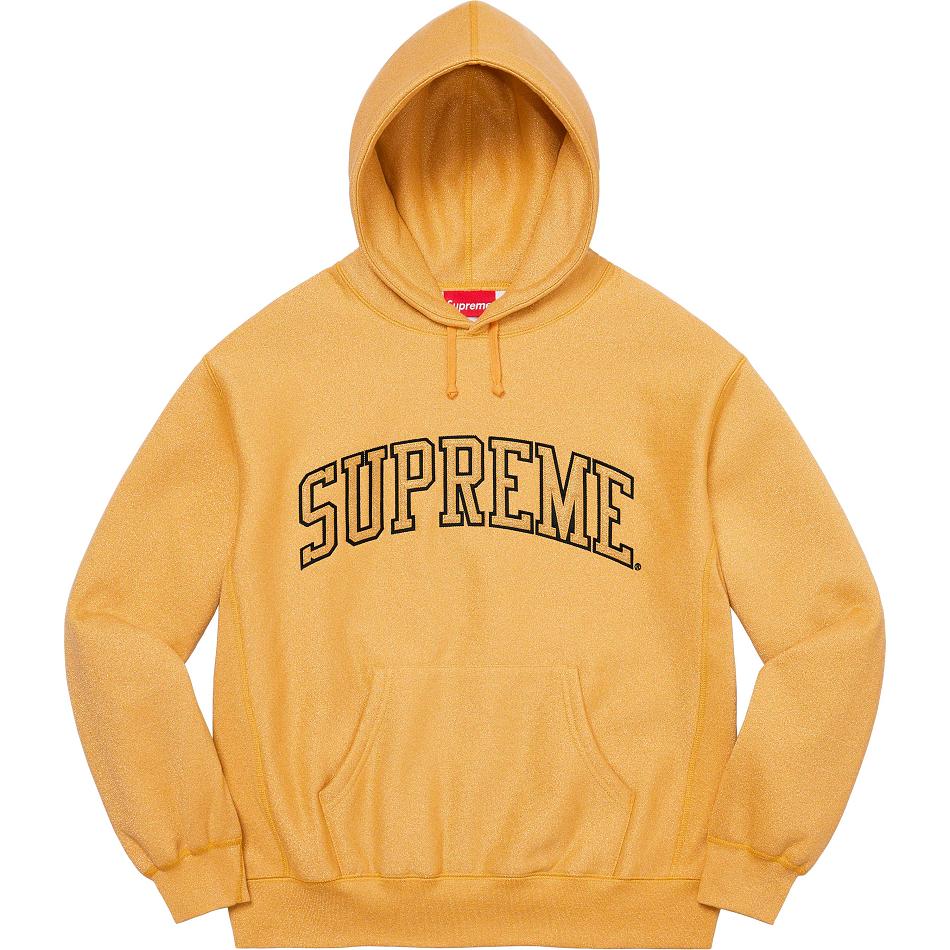 Supreme Glitter Arc Csuklyás Pulóverek Arany | HU297NB