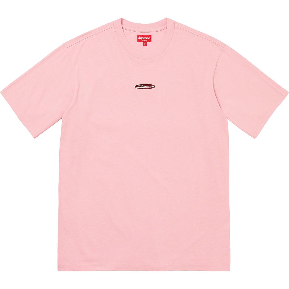 Supreme Oval Logo S/S Top Pulóverek Rózsaszín | HU335AP