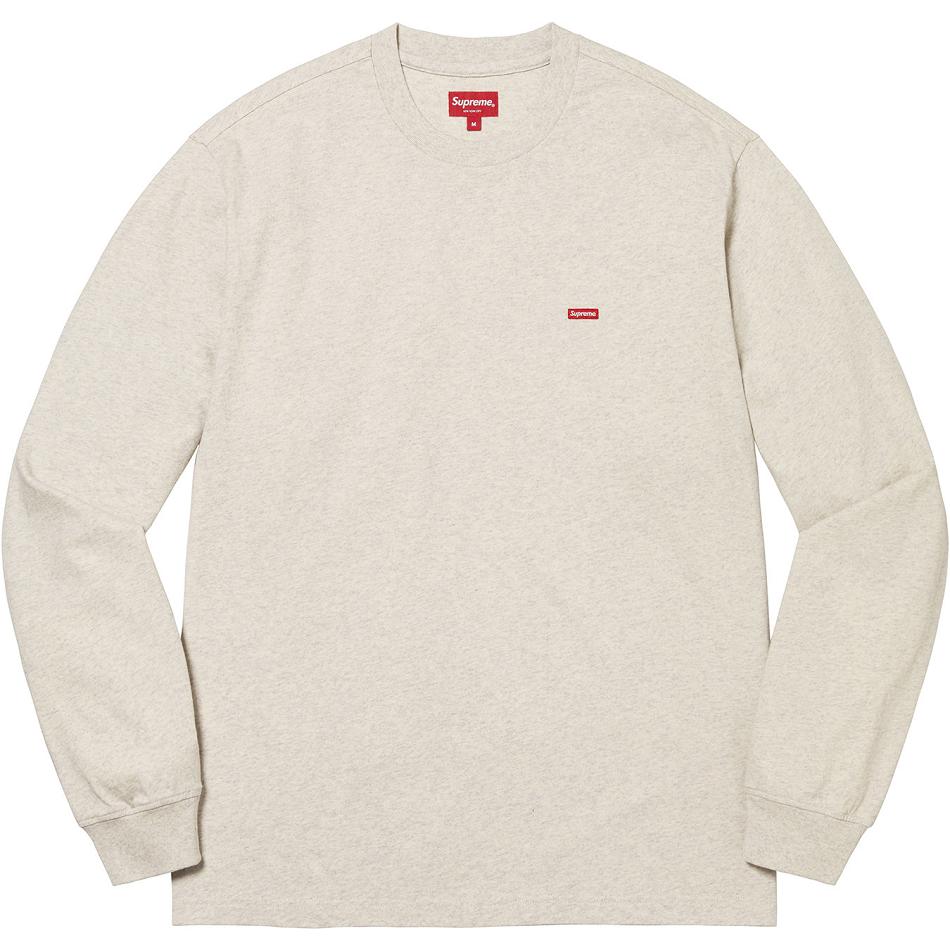 Supreme Small Box L/S Tee Pulóverek Bézs | HU343LH