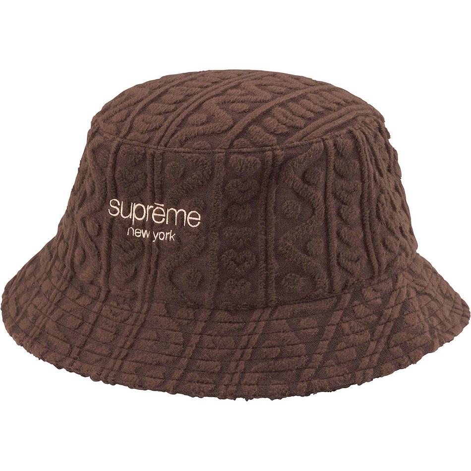 Supreme Terry Pattern Crusher Kalap Barna | HU143QZ