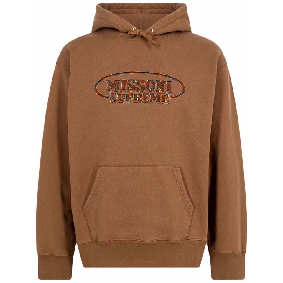 Supreme x Missoni Logo Kapucnis Pulóver Barna | HU456WY