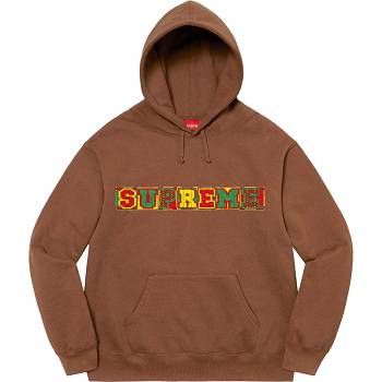 Supreme Beaded Csuklyás Pulóverek Barna | HU273QZ