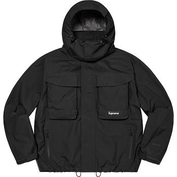 Supreme GORE-TEX PACLITE® Könnyű Shell Kabát Fekete | HU447LH