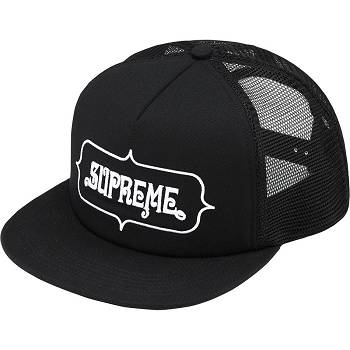 Supreme Highest Mesh Back 5-Panel Kalap Fekete | HU133JJ