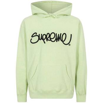 Supreme Raised Handstyle Kapucnis Pulóver Yello | HU470HK