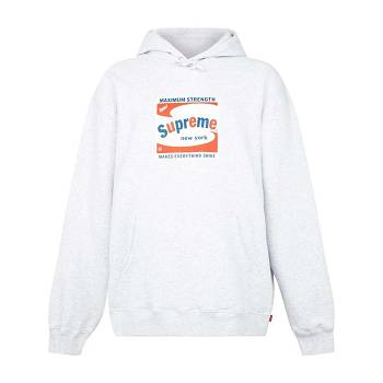 Supreme Shine Logo Print Kapucnis Pulóver Fehér | HU468FM